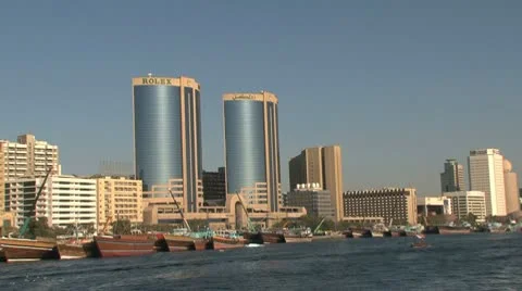 Harbor Dubai Stock Footage