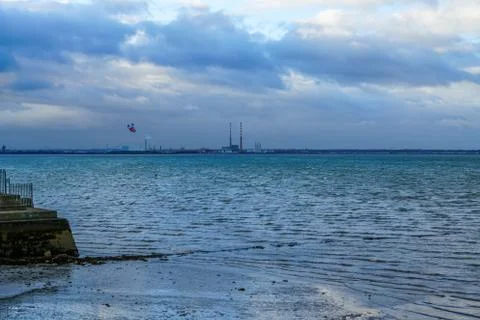 The Harbor in Dublin Stock Photos