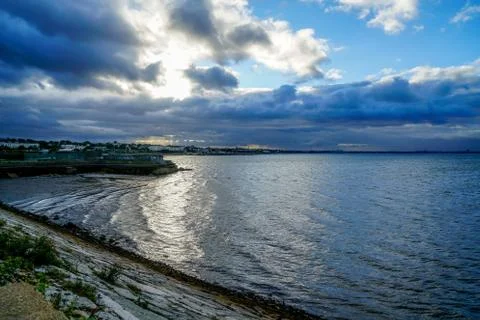 The Harbor in Dublin Stock Photos