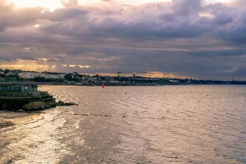 The Harbor in Dublin Stock Photos