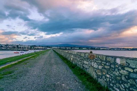 The Harbor in Dublin Stock Photos