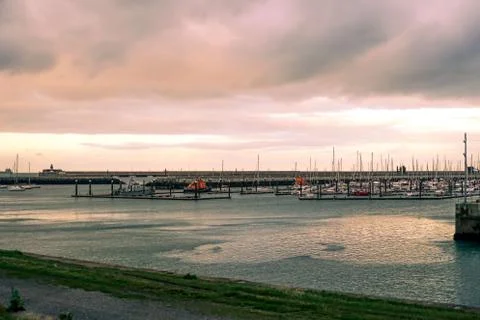 The Harbor in Dublin Stock Photos