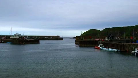 Harbor entrance Stock Footage 82639019