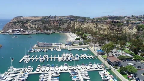 A harbor filled with boats Stock Footage 155463485
