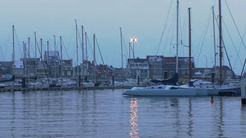 Harbor Stock Footage 98680334