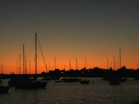 Harbor Glow Stock Footage 285881