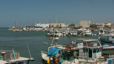 The harbor of Heraklion Video stock 505062