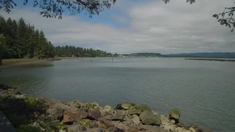 The harbor at Ilwaco, Washington Stock Footage 262794582