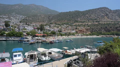 Harbor of Kalkan, Turkey Stock-Footage 321291158