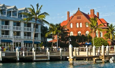 Harbor at Key West Stock Photos