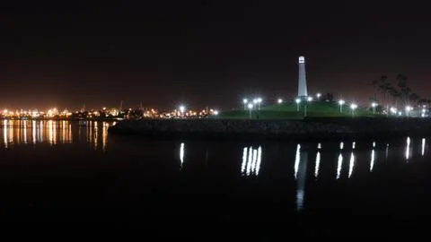 Harbor lights Foto stock