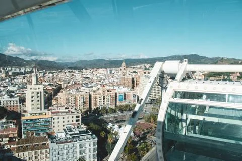 The harbor of Malaga Stock Photos