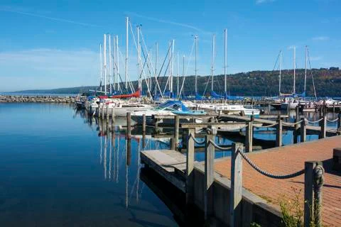 Harbor marina Stock Photos