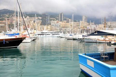 Harbor of monaco, monte carlo Stock Photos