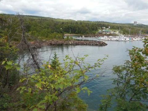 A Harbor Overlook Stock Photos
