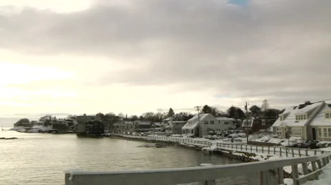 Harbor Pans and Tilts Stock Footage 888574