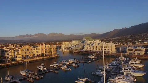 Harbor resort Stock Footage 129916435