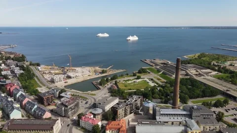 Harbor sea panorama Stock Footage 138556230