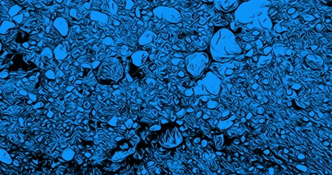 Harbor Shore Rocks Blue Effect Video stock 228962397