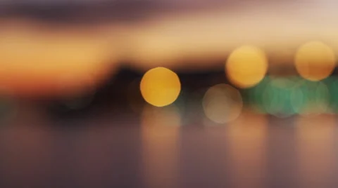 Harbor at sunset Stock Footage 49840016