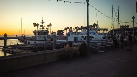 Harbor Sunset | Motion Time Lapse | DJI | 4K Stock-Footage 118116910