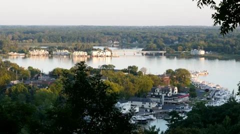 HARBOR AT SUNSET TIMELAPSE 4K Stock Footage 41799039