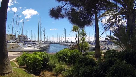 Harbor Timelaps Stock Footage 98680308