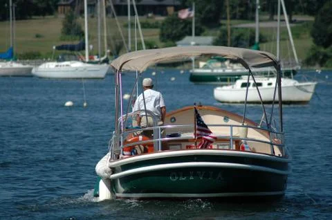 Harbor transportation Stock Photos
