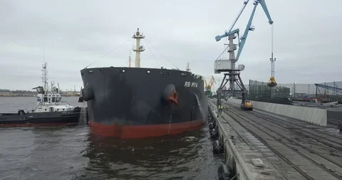 Harbor Tug Stock Footage 104083321