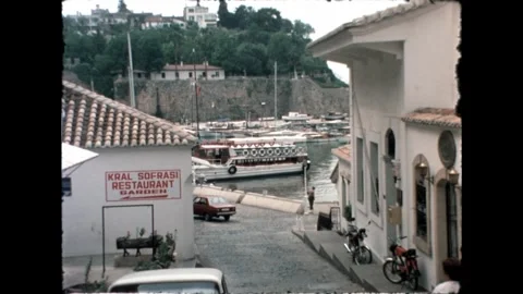 Harbor View with Boats Video stock 278040219