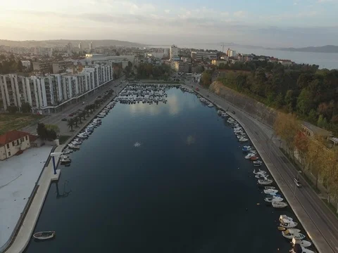 Harbor of Zadar 4K Video stock 69833430
