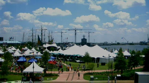 Harborfest Stock Footage 644924