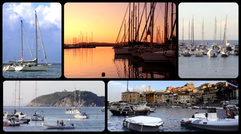 Harbors 스톡 동영상 33654048