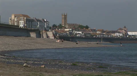 Harborside Penzance Stock Footage 33606497