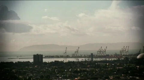 Harbor,tanker,Long Beach-35,36,41  Stock Footage 856901