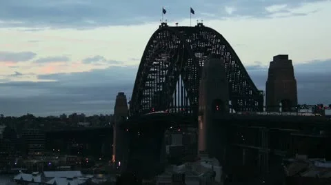 Harbour Bridge Stock Footage 11366128