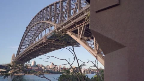 Harbour bridge Stock Footage 153098286