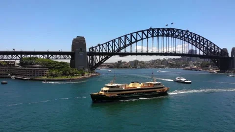 Harbour bridge Sydney Stock Footage 134466140