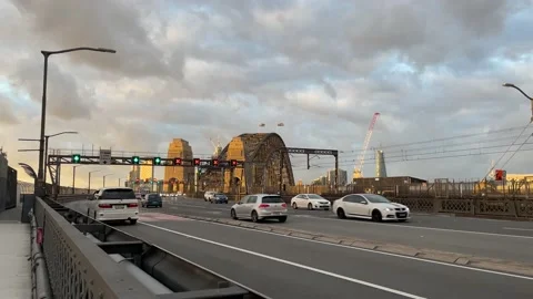 Harbour Bridge Traffic Stock Footage 170220196