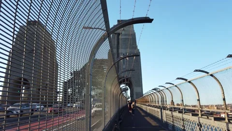 Harbour Bridge - Walkway Stock Footage 277688475