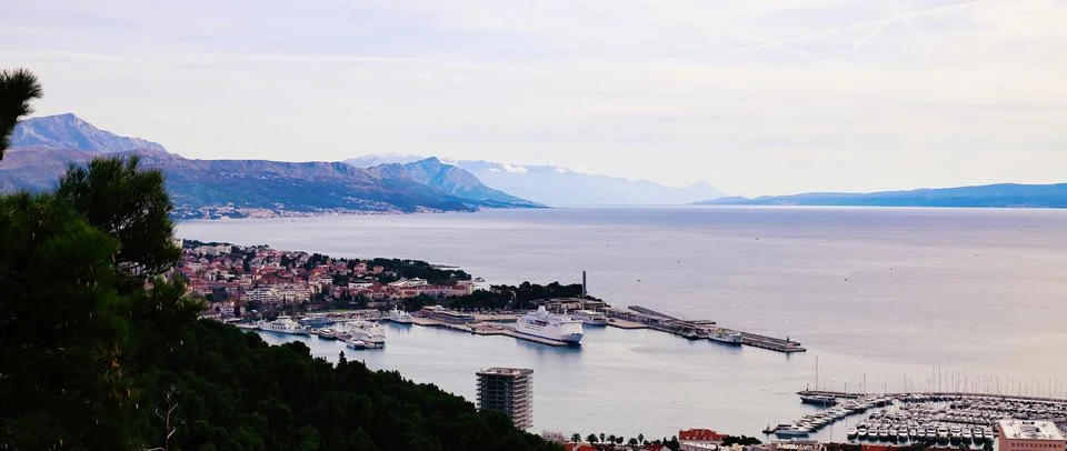 Harbour in the city of Split Stock Photos