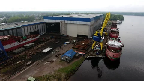 Harbour, dock and ship Stock Footage 169166239