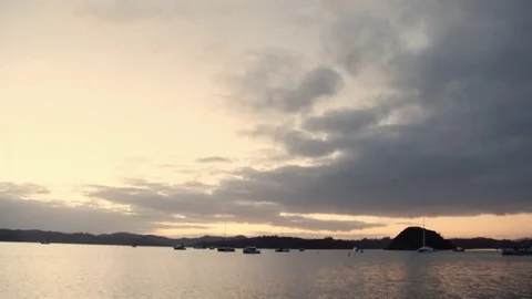 Harbour at Dusk Stock Footage 83570465