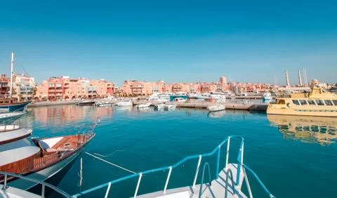 Harbour Hurghada 写真素材