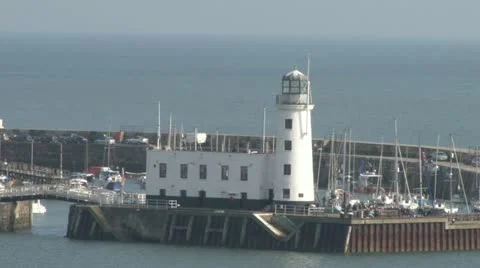 Harbour Lighthouse Stock Footage 11152482