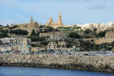 Harbour Mgarr Stock Photos