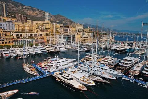 Harbour of Monaco Foto stock