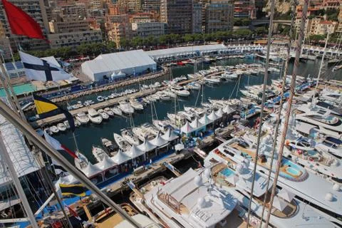 Harbour of Monaco Foto stock