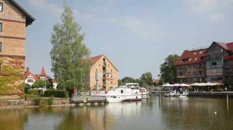 Harbour at Neustrelitz Stock Footage 67021276