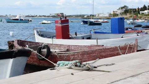 Harbour scene the Mediterranean Stock-Footage 143324820
